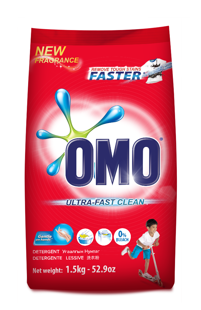 OMO HS TLHW LAUNDRY PWDR RED UI 9X1.5KG